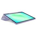 Custodia Folio Tri-Fold Samsung Galaxy Tab A11/A9 Tech-Protect SmartCase Pen Hybrid - Viola Marmo
