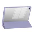 Custodia Folio Tri-Fold Samsung Galaxy Tab A11/A9 Tech-Protect SmartCase Pen Hybrid - Viola Marmo