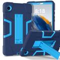 Custodia ibrida in stile robot Samsung Galaxy Tab A11 con supporto per il calcio