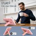 Custodia ibrida in stile robot Samsung Galaxy Tab A11 con supporto per il calcio - Rosa