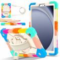 Custodia con Cinturino da Polso Heavy Duty 360 per Samsung Galaxy Tab A11 - Colori Vivaci