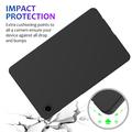 Custodia in silicone liquido per Samsung Galaxy Tab A11 - Nera