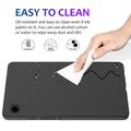 Custodia in silicone liquido per Samsung Galaxy Tab A11 - Nera