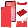 Custodia in silicone liquido per Samsung Galaxy Tab S11 - Rossa