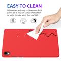 Custodia in silicone liquido per Samsung Galaxy Tab S11 - Rossa