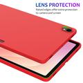 Custodia in silicone liquido per Samsung Galaxy Tab S11 - Rossa