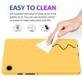 Custodia in silicone liquido per Samsung Galaxy Tab A11 - Gialla