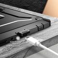 Custodia ibrida Supcase Unicorn Beetle Pro per Samsung Galaxy Tab A11 - Nera