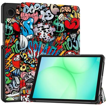 Custodia Smart Folio serie Tri-Fold per Samsung Galaxy Tab A11 - Graffiti