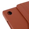 Custodia a Libro Rotante 360 per Samsung Galaxy Tab A11+ - Marrone