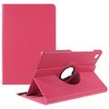 Custodia a Libro Rotante 360 per Samsung Galaxy Tab A11+ - Rosa Neon