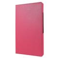 Custodia a Libro Rotante 360 per Samsung Galaxy Tab A11+ - Rosa Neon