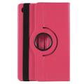 Custodia a Libro Rotante 360 per Samsung Galaxy Tab A11+ - Rosa Neon