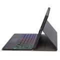 Custodia con tastiera Bluetooth per Samsung Galaxy Tab A11+ - Nera