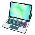 Custodia con tastiera Bluetooth per Samsung Galaxy Tab A11+ - Verde scuro