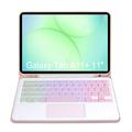 Custodia con tastiera Bluetooth per Samsung Galaxy Tab A11+ - Rosa