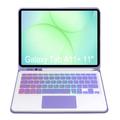 Custodia con tastiera Bluetooth per Samsung Galaxy Tab A11+ - Viola