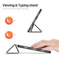Custodia Smart Folio Tri-Fold Dux Ducis Domo per Samsung Galaxy Tab A11+ - Nera
