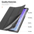 Custodia Smart Folio Tri-Fold Dux Ducis Domo per Samsung Galaxy Tab A11+ - Nera