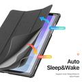 Custodia Smart Folio Tri-Fold Dux Ducis Domo per Samsung Galaxy Tab A11+ - Nera