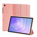 Custodia Smart Folio Tri-Fold Dux Ducis Domo per Samsung Galaxy Tab A11+ - Rosa