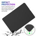 Custodia in silicone liquido per Samsung Galaxy Tab A11+ - Nera
