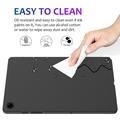 Custodia in silicone liquido per Samsung Galaxy Tab A11+ - Nera