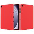 Custodia in silicone liquido per Samsung Galaxy Tab A11+ - Rossa