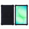 Samsung Galaxy Tab A11+ Custodia in silicone con supporto - Nera