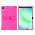 Samsung Galaxy Tab A11+ Custodia in silicone con Kickstand - Rosa caldo