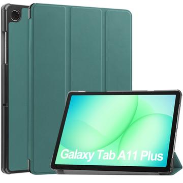 Custodia Smart Folio per Samsung Galaxy Tab A11+ serie Tri-Fold - Verde scuro