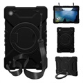 iPad 10.2 Heavy Duty 360 Case with Hand Strap - Black