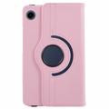 Custodia a Libro Rotante 360 per Samsung Galaxy Tab A9/A11 - Rosa