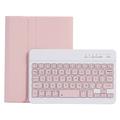 Custodia con tastiera Bluetooth per Samsung Galaxy Tab A9 - Rosa