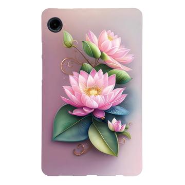 Custodia in TPU Stylish Ultra Sottile per Samsung Galaxy Tab A9 - Rosa Fiore