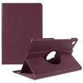 Custodia a Libro Rotante 360 per Samsung Galaxy Tab A9+ - Viola