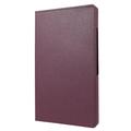 Custodia a Libro Rotante 360 per Samsung Galaxy Tab A9+ - Viola