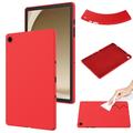 Custodia in silicone liquido per Samsung Galaxy Tab A9+/A11+ - Rosso