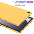 Custodia in silicone liquido per Samsung Galaxy Tab A9+/A11+ - Giallo