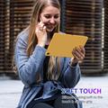 Custodia in silicone liquido per Samsung Galaxy Tab A9+/A11+ - Giallo