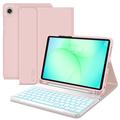 Custodia con tastiera Bluetooth Samsung Galaxy Tab A9+/A11+ Tech-Protect SmartCase - Rosa