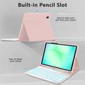 Custodia con tastiera Bluetooth Samsung Galaxy Tab A9+/A11+ Tech-Protect SmartCase - Rosa