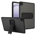 Custodia ibrida antiurto per Samsung Galaxy Tab A9+ con supporto - Nera