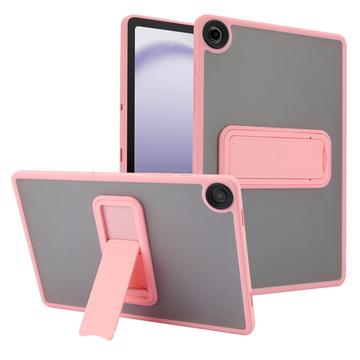 Custodia ibrida antiurto per Samsung Galaxy Tab A9+ con supporto - Rosa