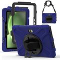 Custodia con Cinturino da Polso Heavy Duty 360 per Samsung Galaxy Tab Active5 Pro - Blu / Nero