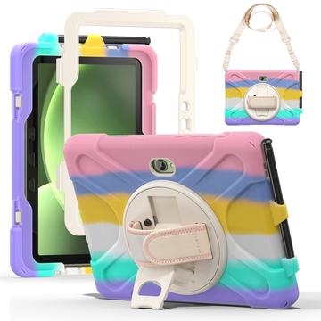 Custodia con Cinturino da Polso Heavy Duty 360 per Samsung Galaxy Tab Active5 Pro - Colori Vivaci