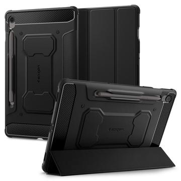 Custodia Folio Samsung Galaxy Tab S10 FE Spigen Rugged Armor Pro - Nera
