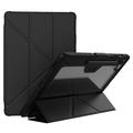 Custodia Smart Folio Nillkin Bumper per Samsung Galaxy Tab S10 FE+ - Nera / Trasparente