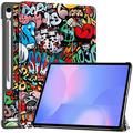 Custodia Smart Folio per Samsung Galaxy Tab S10 FE+ serie Tri-Fold - Graffiti