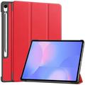 Custodia Smart Folio serie Tri-Fold per Samsung Galaxy Tab S10 FE+ - Rossa